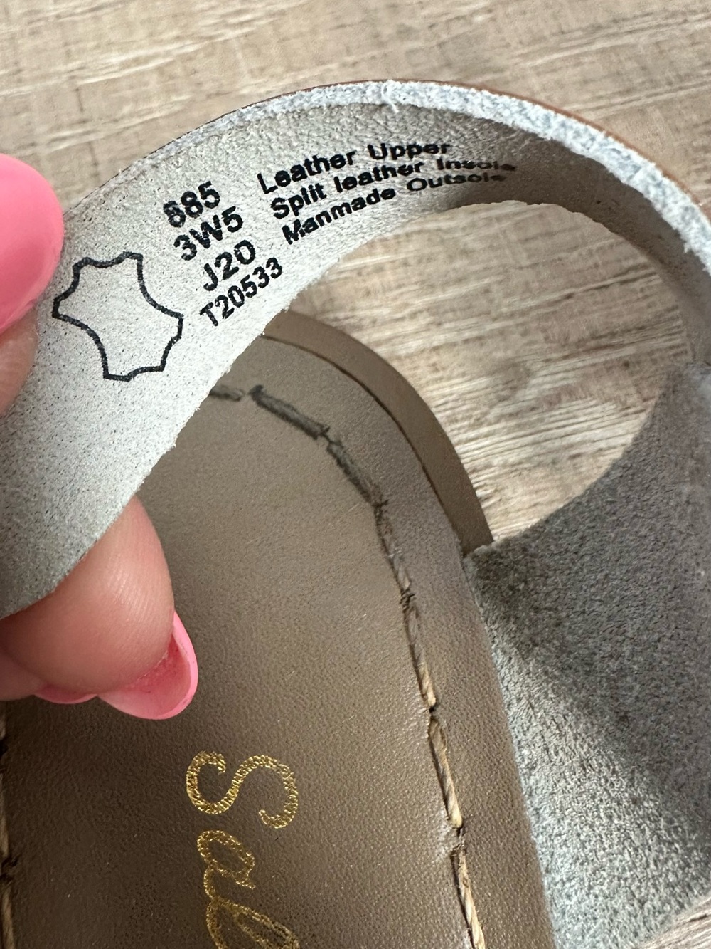 Salt Water Kids' Tan Leather Strappy Sandals - Picture 4 of 7